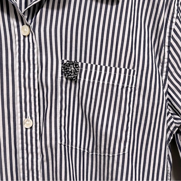 Alex Mill Blue Striped Midi Dress - Picture 5 of 12